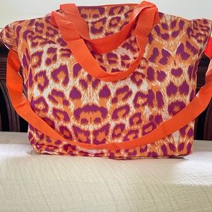 Weekender Bag - Orange Animal Print (Brand New/Multiple Available)